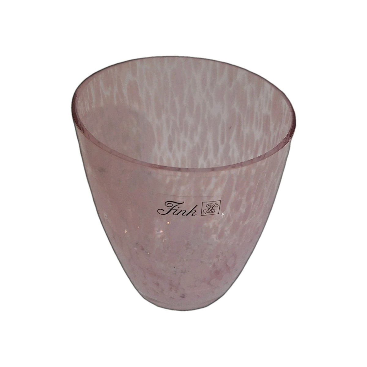 Fink moderne Glas Windlicht Vase RUMIA NEU Rose 14 cm Hoch