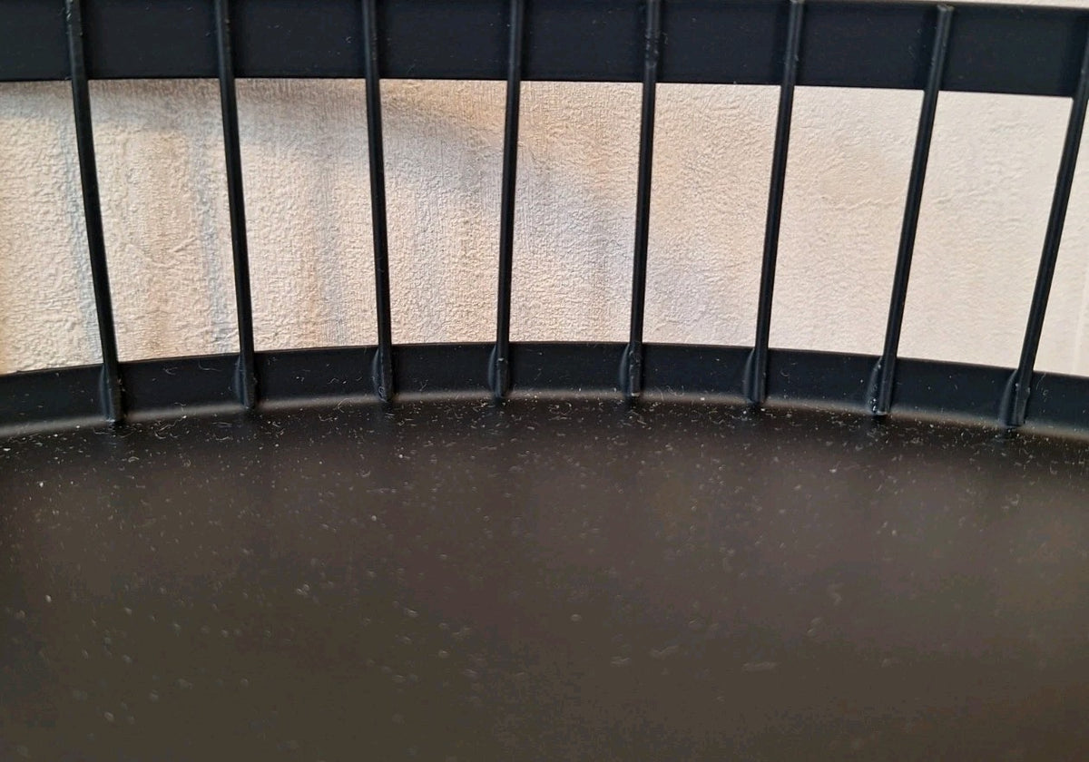 Kaheku chice Metall Schale MANOS Neu Schwarz 40 cm Rund