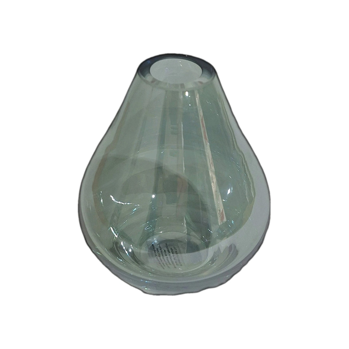 Kaheku Glas Vase LUNDBY Neu Lüster Grün Rund 15 cm Hoch