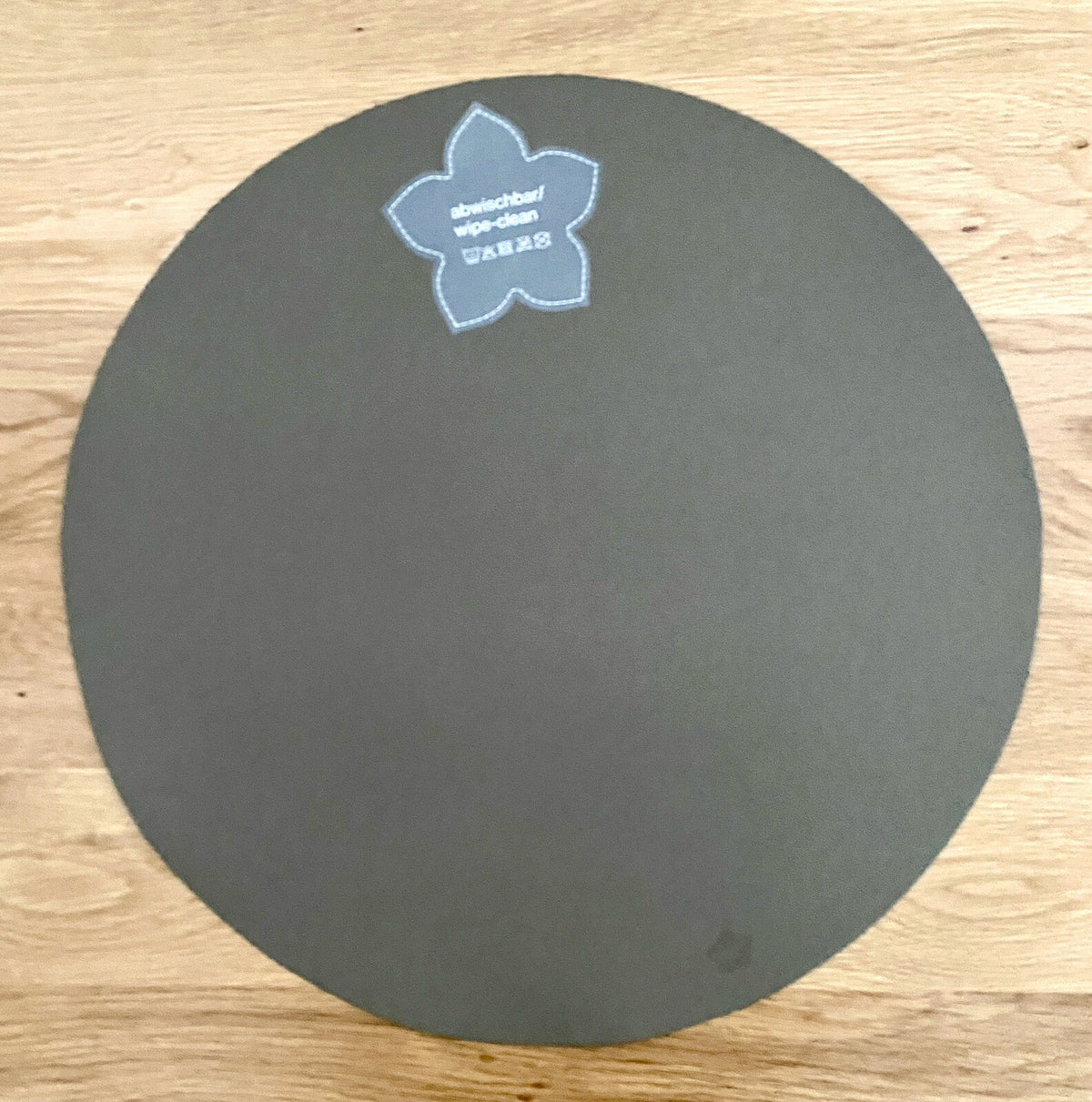 Pichler modernes Tischset JAZZ Neu Taupe Strukturiert 38cm Rund