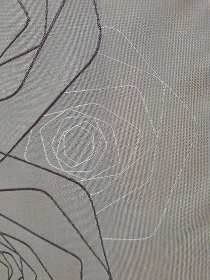 Apelt Tischläufer Gewebt Blüten Abstrakt  Rosa Lila Weiss 48x140cm Einzelstück