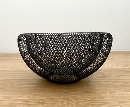 Philippi moderne Schale MESH Neu Stahl Pulverbeschichtet 25cm Rund