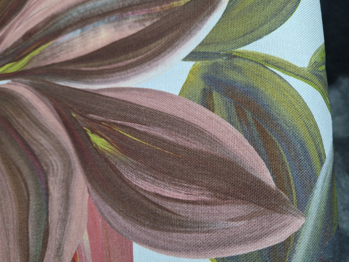 Sander moderner Tischläufer Tikal NEU Blätter Rose Grün Grau 50x140cm