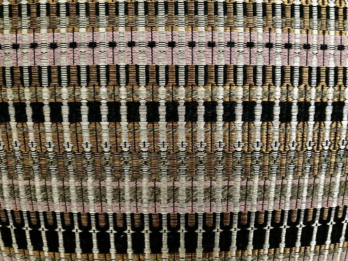 Rohleder moderne Jaquard Kissenhülle ARCADE EASTSIDE NEU Rosa Schwarz 45x45cm