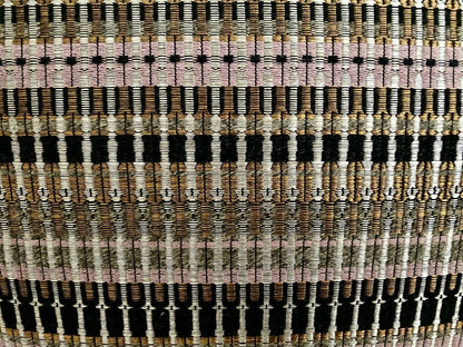 Rohleder moderne Jaquard Kissenhülle ARCADE EASTSIDE NEU Rosa Schwarz 45x45cm