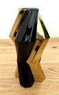 Gilde Dreamlight Keramik Vase NEU Schwarz Gold  25 cm Hoch