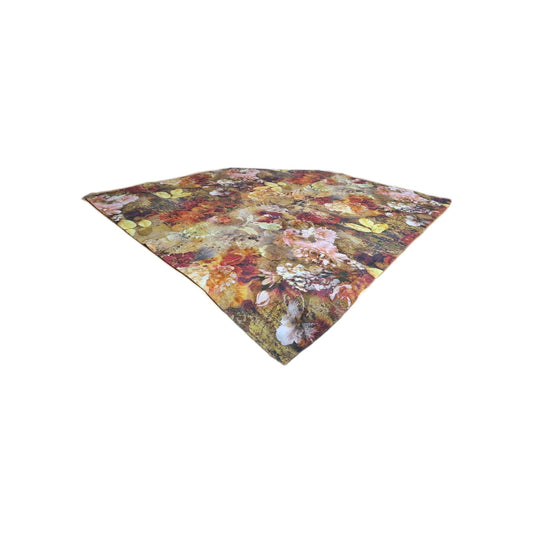 Apelt Mitteldecke Blumendesign Neu Rot Gelb Grün 85x85cm