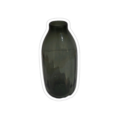 Formano moderne Glas Vase NEU Optik Grau Relief 30 cm Hoch