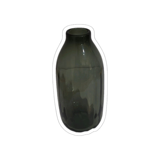 Formano moderne Glas Vase NEU Optik Grau Relief 30 cm Hoch
