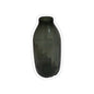 Formano moderne Glas Vase NEU Optik Grau Relief 30 cm Hoch