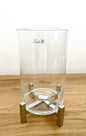 Fink modernes Windlicht  mit Glas YONO NEU Edelstahl 29 cm Hoch