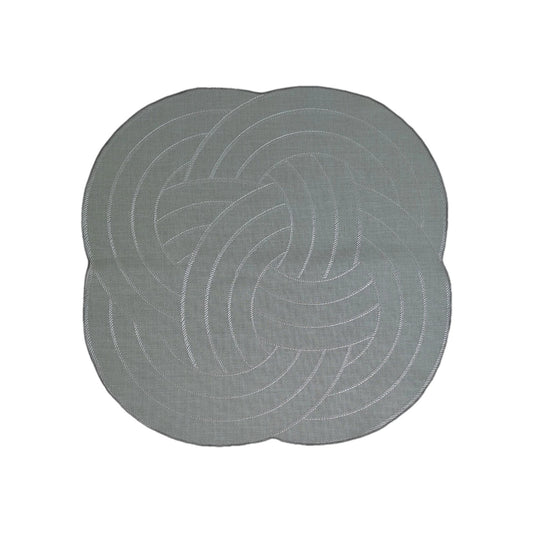 Sander Deckchen LIAISON Neu Mint bestickt 36x36 cm