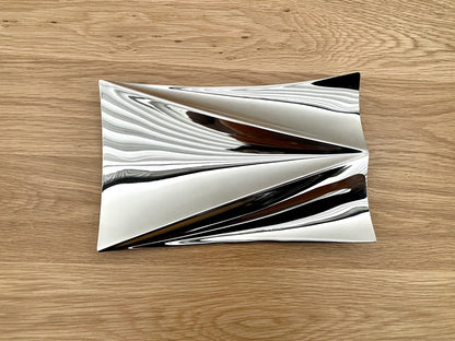 Philippi Konfektschalen Elbphilharmonie 2er Set NEU Edelstahl 23x14cm