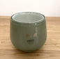 Fink modernes Glas Windlicht MARLY NEU Salbei 9,5 cm Hoch