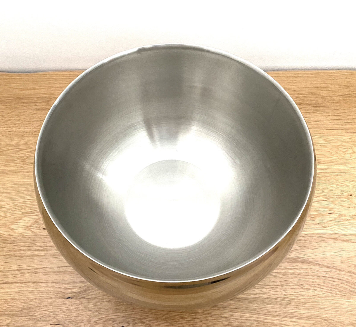 Fink  moderner Edelstahl Sektkühler APOLLO NEU Poliert 30 cm Rund