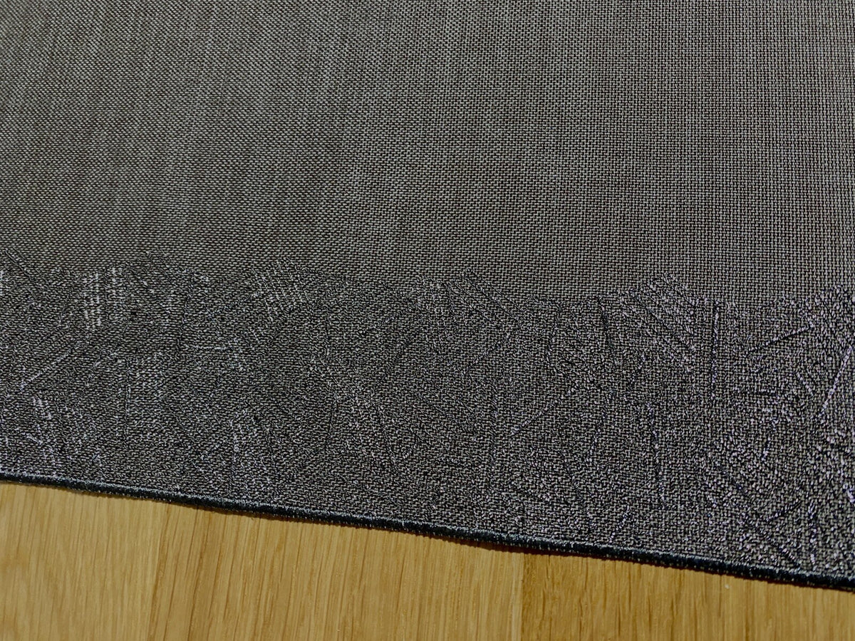 Sander Festlicher Läufer ILLUSION Bestickt Grau Silber 50x150cm