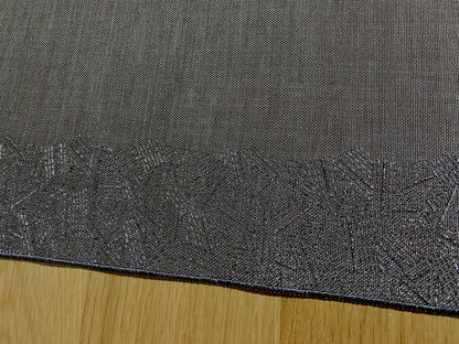 Sander Festlicher Läufer ILLUSION Bestickt Grau Silber 50x150cm