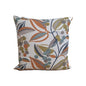 Sander Moderne Kissenhülle ELENOR NEU Floral Creme Oliv Rost Blau  50x50cm