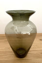 Kaheku moderne Glas Vase Peps NEU Grau 34 cm Hoch