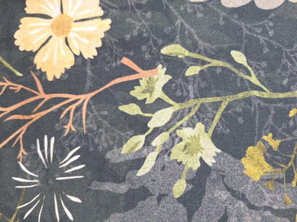 Pichler moderner Tischläufer Floral abstrakt NEU bedruckt Grün Gelb 45x120 cm