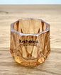 Kaheku chices Tischlicht HAVIS NEU Glas Amber 5,5 cm Hoch