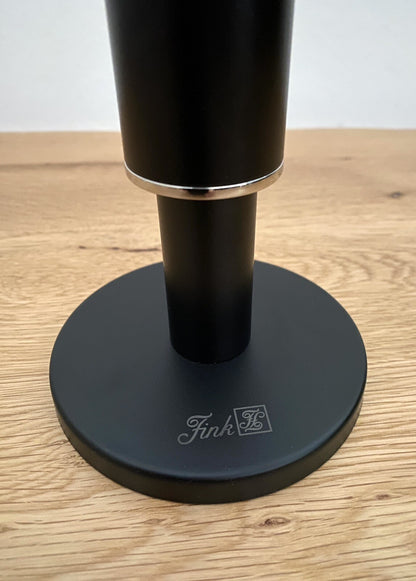 Fink Edler Kerzenleuchter RITMO NEU Schwarz  Pulverbeschichtet Vernickelt 18 cm