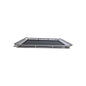 Fink modernes Spiegeltablett PIANO NEU  Schwarz Edelstahl 61cm Lang