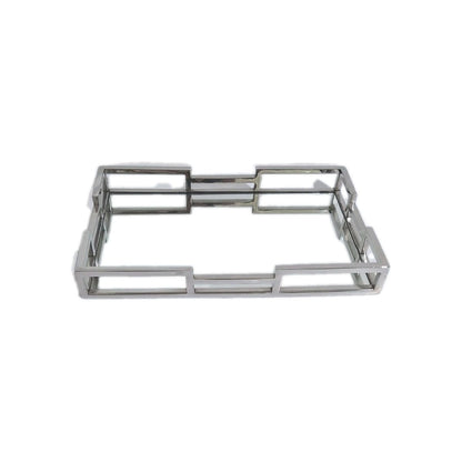 Fink modernes Spiegeltablett HOMMAGE NEU Edelstahl 40cm Lang