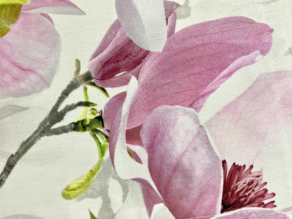 Apelt  Tischläufer Magnolie NEU Digitaldruck Ecru Rosa Grün 48x140cm