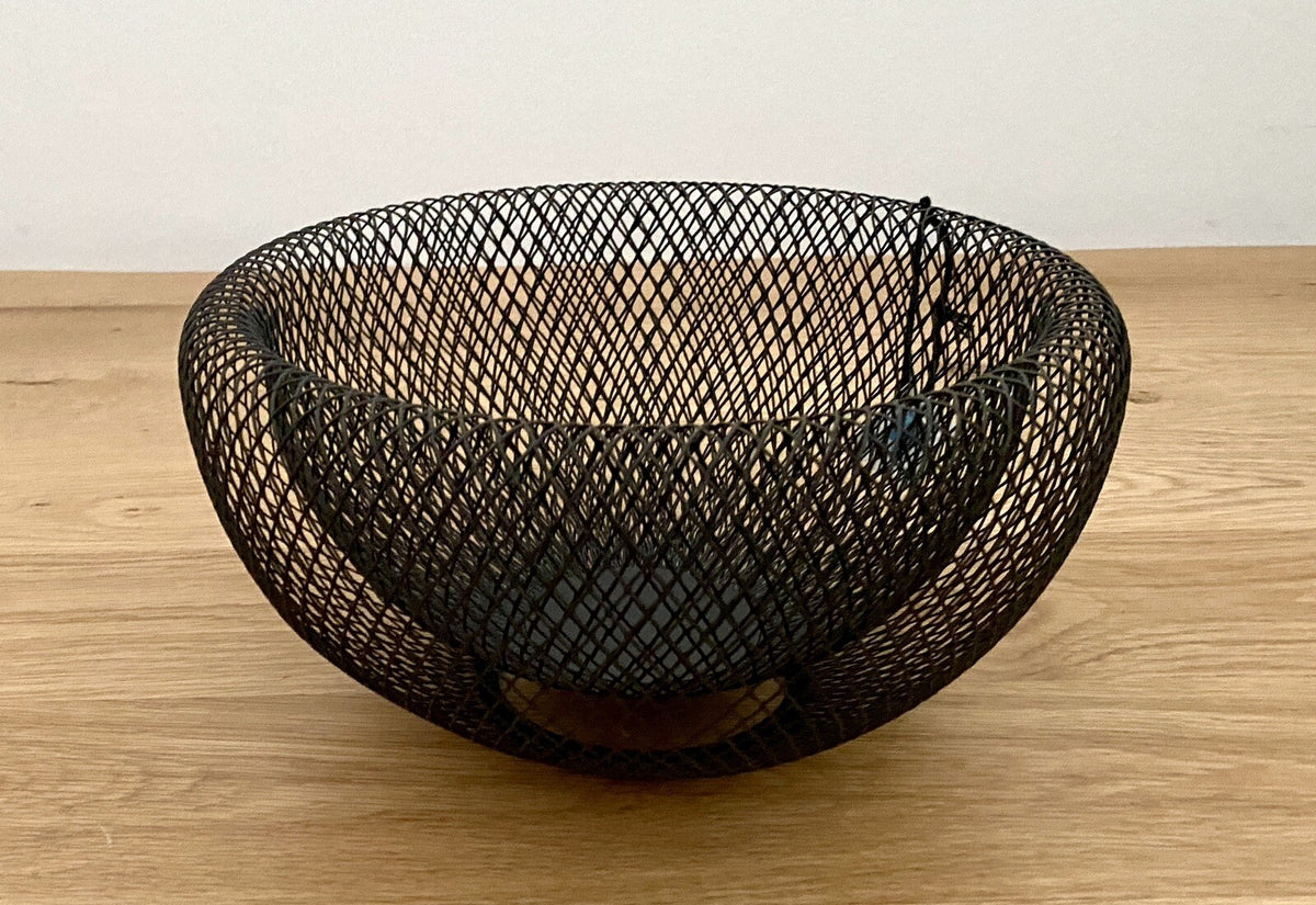 Philippi moderne Schale MESH Neu Stahl Pulverbeschichtet 25cm Rund