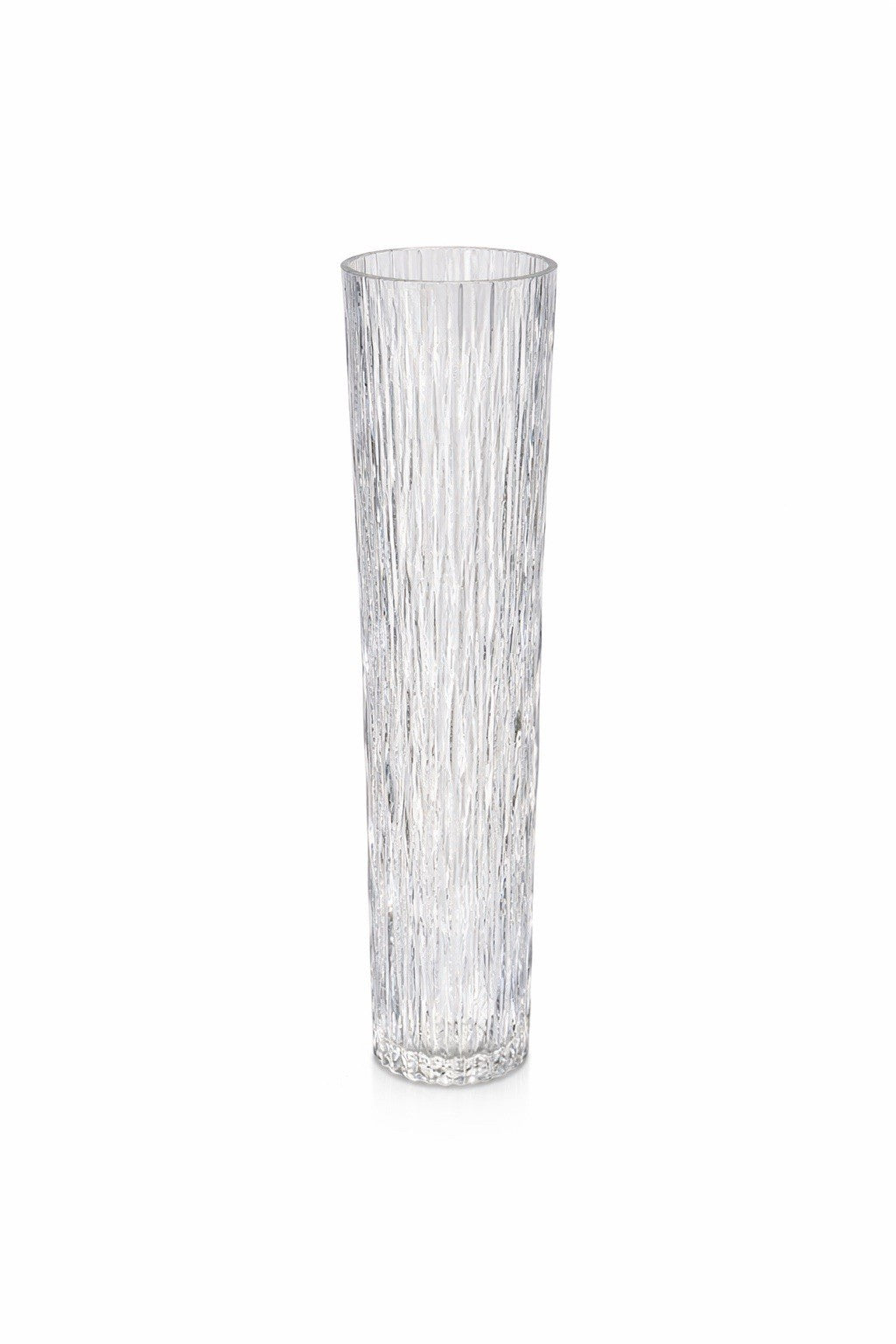 Kaheku Glasfaser Favre NEU Strukturiert Klar 40cm Hoch Zylinderform