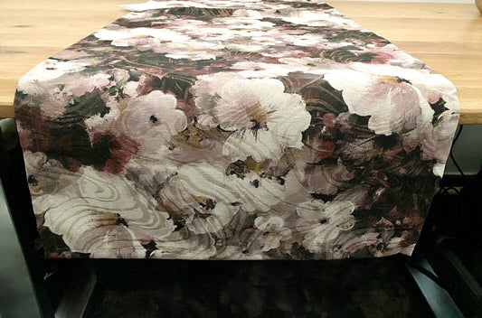 Pichler chicer Jaquard Tischläufer ELODI NEU Rose Natur 50x150 cm