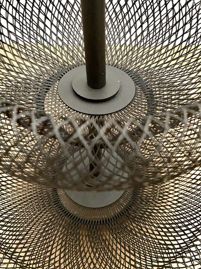 Philippi moderne Etagere MESH Neu Stahl Pulverbeschichtet 29 cm  Rund