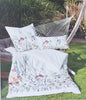 Janine Mako-Satin Bettwäsche NEU Blumen Design Multicolour 155x220 cm