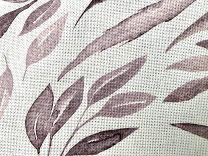 Sprügel moderner Tischläufer NEU Digitaldruck Blattdesign Natur Altrose 40x90cm