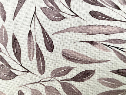 Sprügel moderne Mitteldecke NEU Digitaldruck Blattdesign Natur Altrose 85x85cm