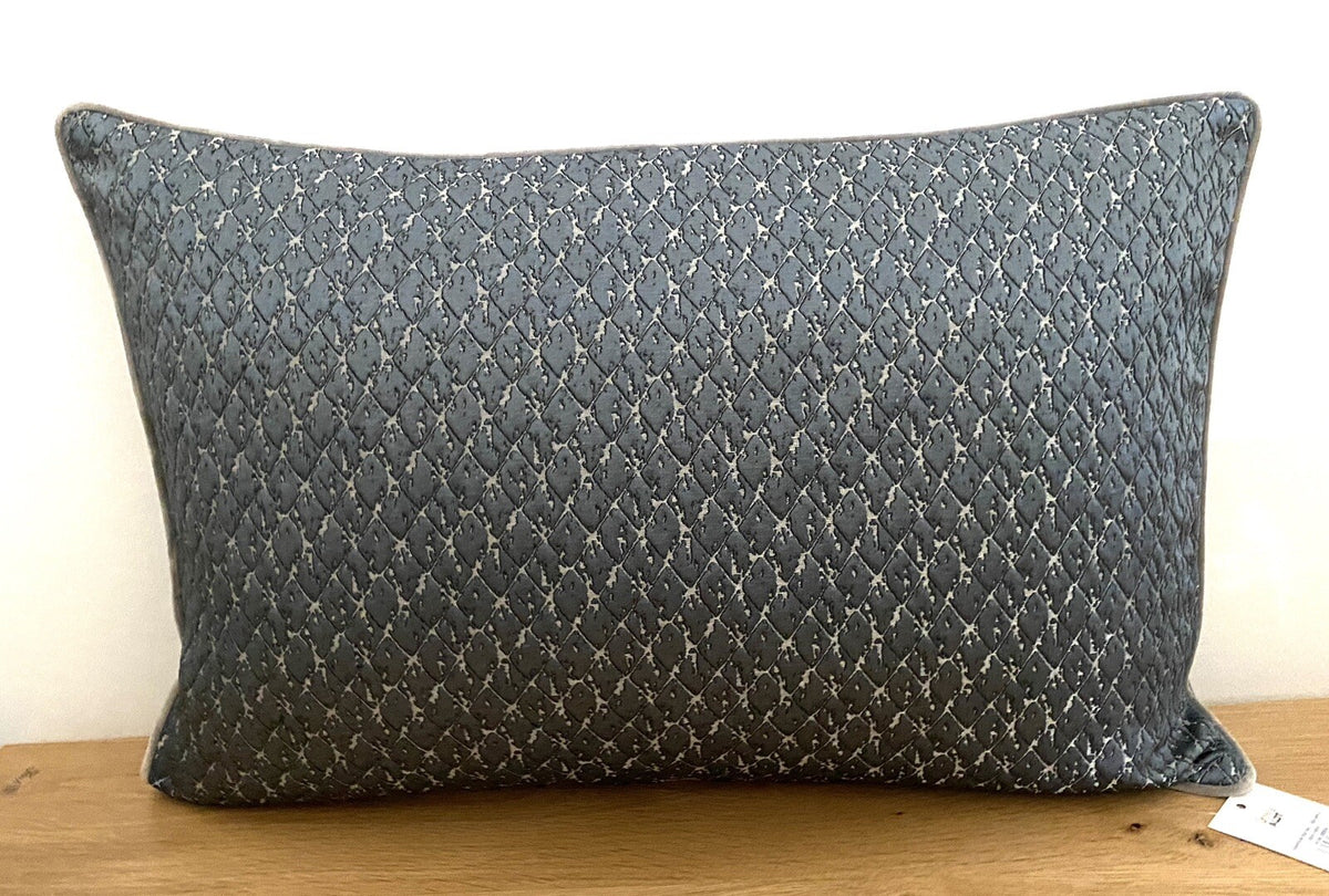 Tranks A Lot Jaquard Wende-Kissenhülle ILLGAZ 2 NEU Beige Taubenblau 40x60 cm