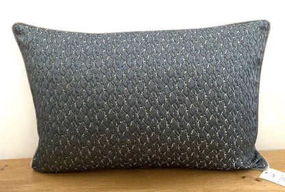 Tranks A Lot Jaquard Wende-Kissenhülle ILLGAZ 2 NEU Beige Taubenblau 40x60 cm