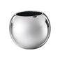 Fink Edelstahl Vase MOON Neu vernickelt Rund Hochglanz Silber 16 cm