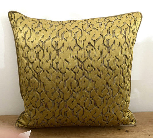 Tranks A Lot Jaquard Wende-Kissenhülle ILLGAZ 4 NEU Beige Senf 50x50 cm
