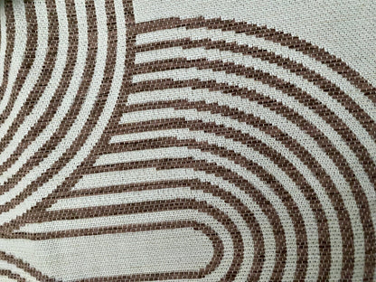 Apelt chicer Jaquard Tischläufer NOVA NEU Abstrakt Rose Natur 44x140 cm