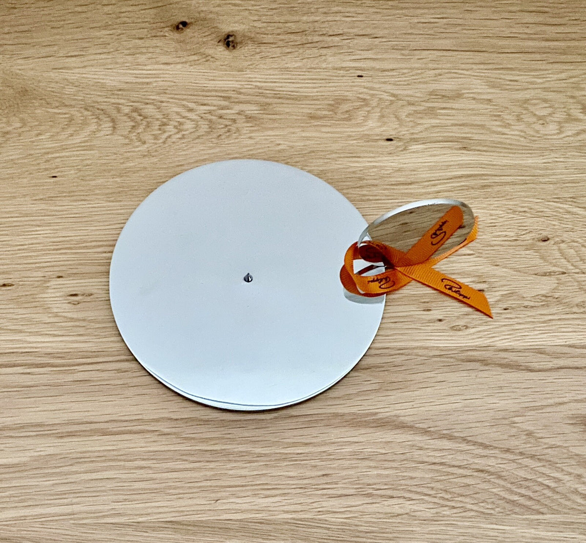 Philippi moderner Edelstahl Kerzenhalter RADIUS Neu Hochglanzpoliert Silber 15cm