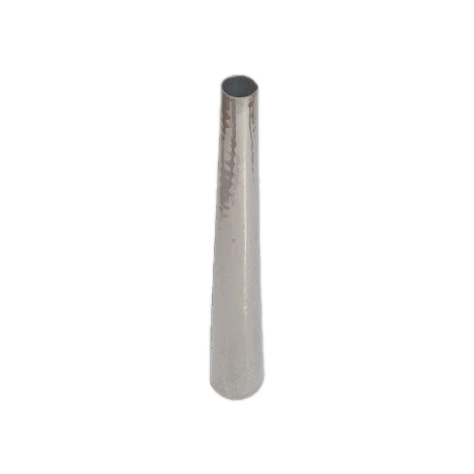 Fink moderner Edelstahl Vase CUBA NEU Gehämmert 31 cm Hoch