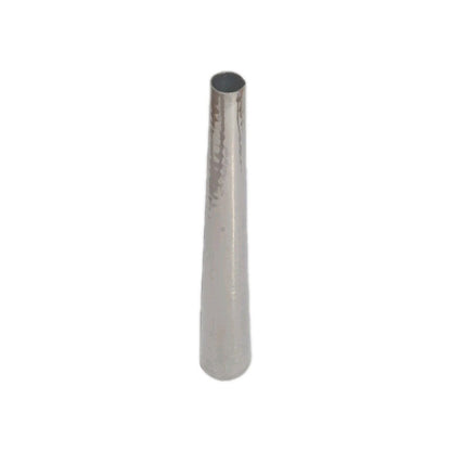 Fink moderner Edelstahl Vase CUBA NEU Gehämmert 31 cm Hoch
