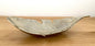 Casablanca moderne Blattschale NOSTRO NEU Aluminium Gold Relief 64cm Lang