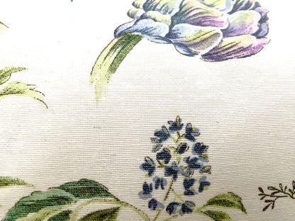 DEKORATEX Chices Outdoor Kissen Gefüllt NEU Blumen Design Ecru Grün  40x60 cm