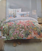 Irisette Mako-Satin Bettwäsche NEU Blumen Blau Grün Rose 155x220 cm
