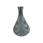Mossapour Glas Vase CINTA NEU hellblau Modern Art 38cm Hoch