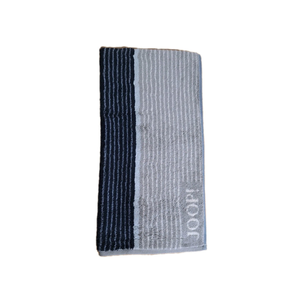 JOOP! Handtuch SIGNATUR NEU Streifen Grau Taupe Schwarz 50x100 cm