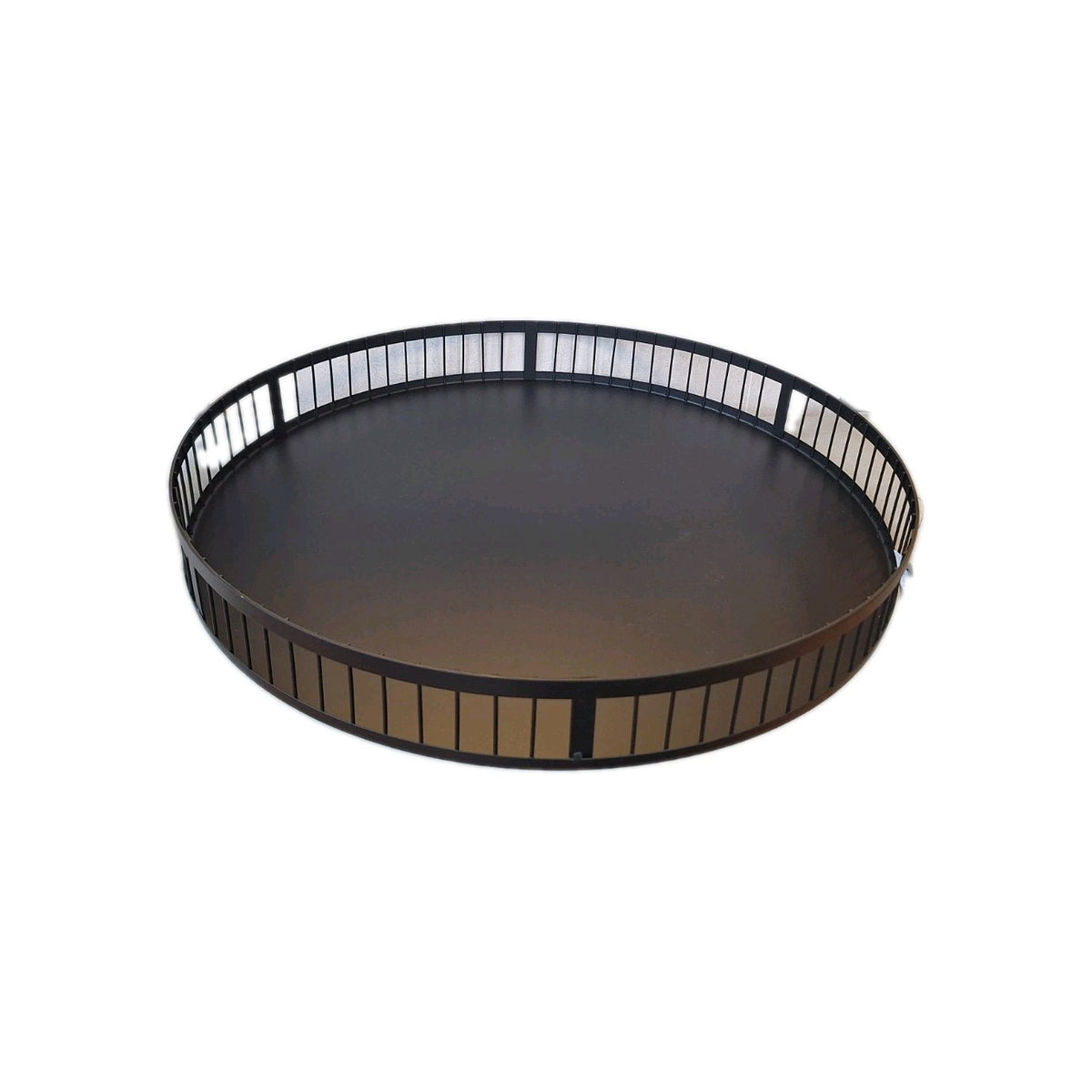 Kaheku chice Metall Schale MANOS Neu Schwarz 40 cm Rund